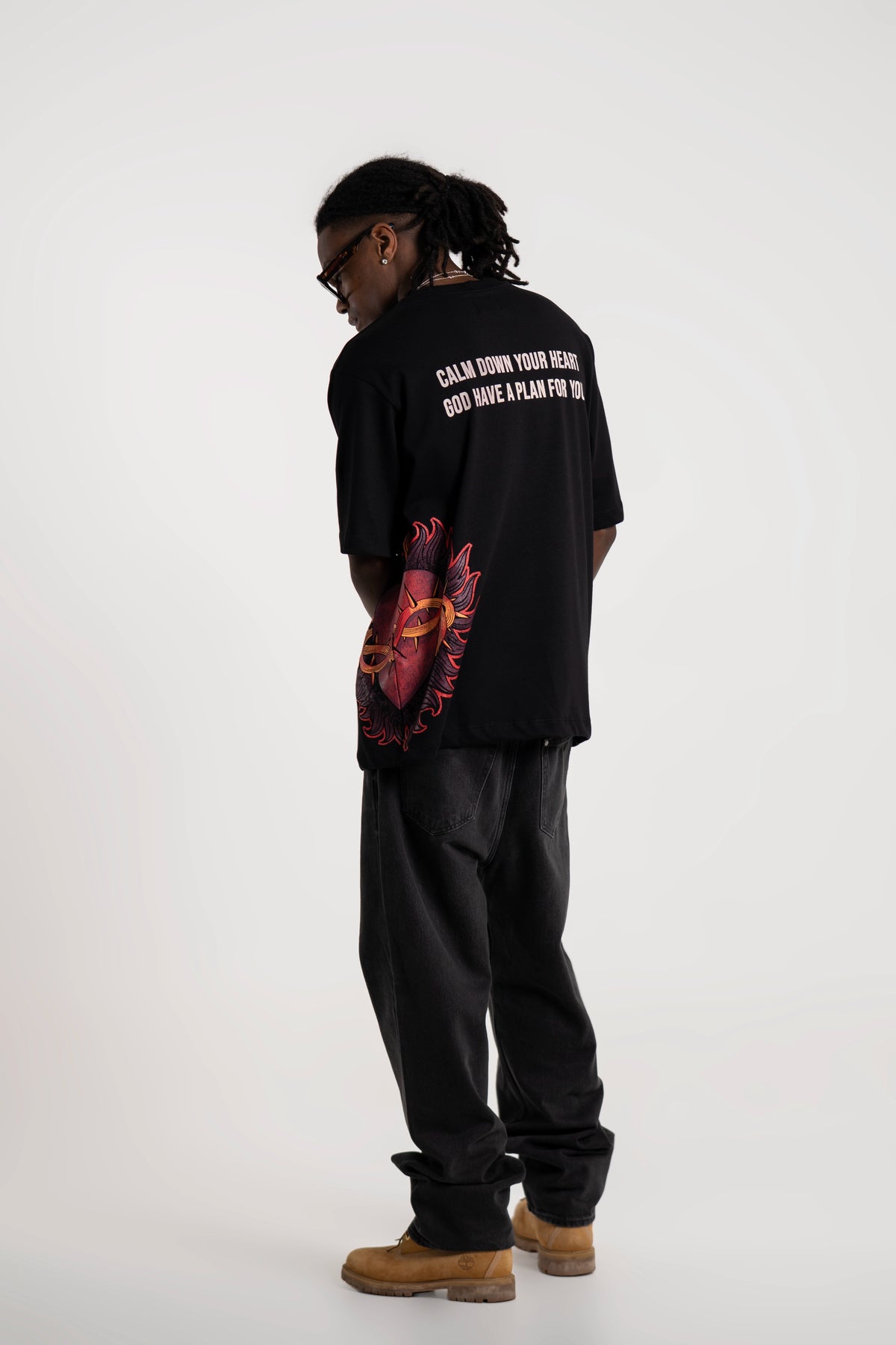 Camiseta oversized Holy-Heart 100% algodão - Plenty Store (5)
