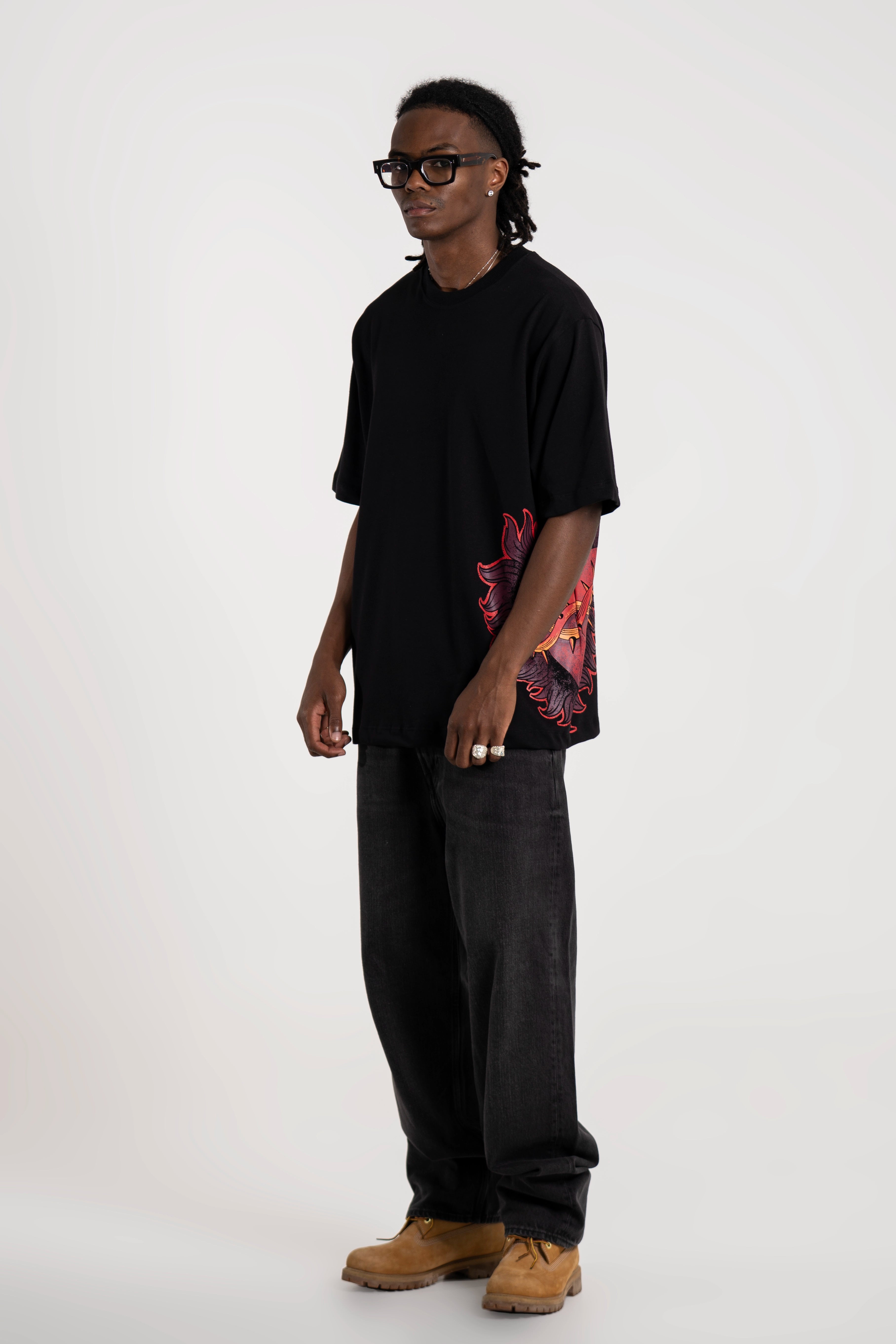 Camiseta Oversized Holly-Heart